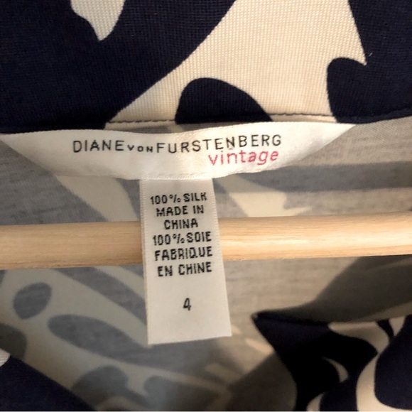 DVF Vintage Silk Tunic Dress - Picture 2 of 6